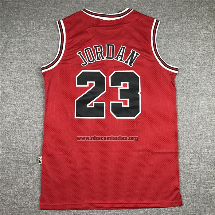 Camiseta Chicago Bulls Michael Jordan NO 23 1997-98 NBA Finals Mitchell & Ness Rojo
